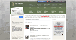 Desktop Screenshot of libpro.cz
